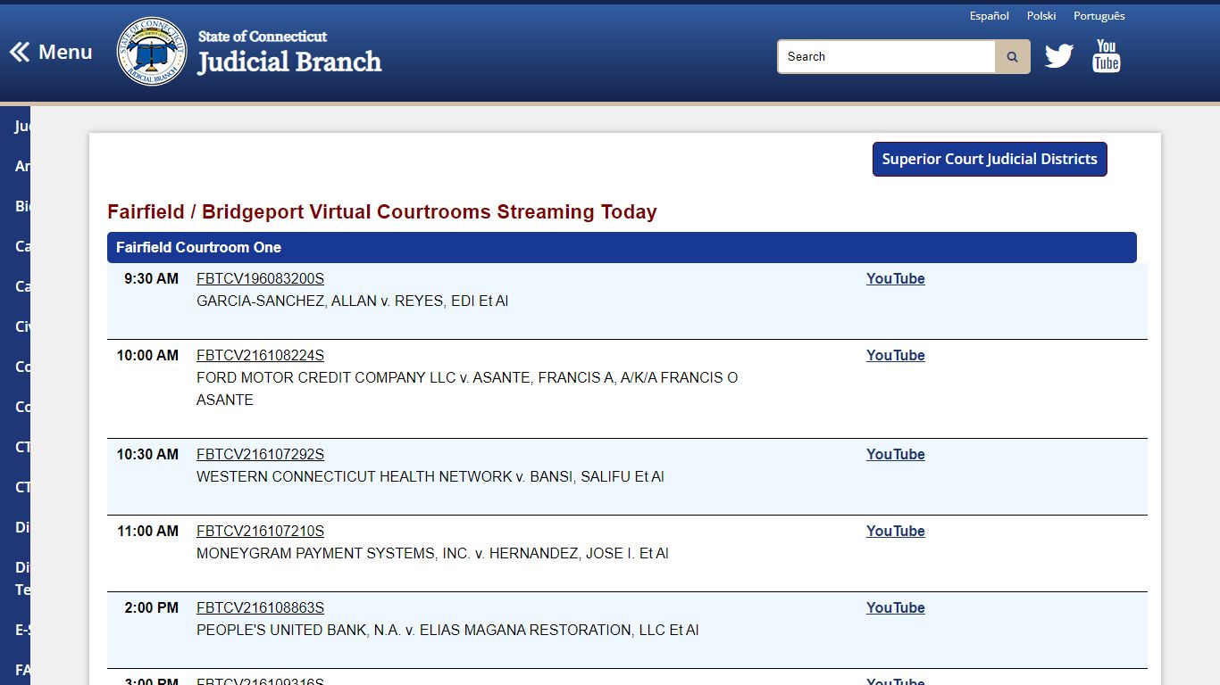 CT Judicial - Public Access